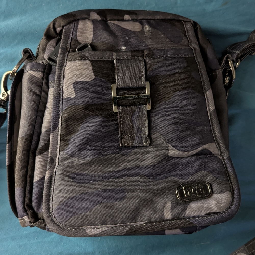 LUG Black & Blue Camouflage Bag